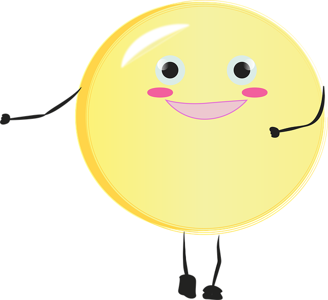 Free ball smiley drawing vector