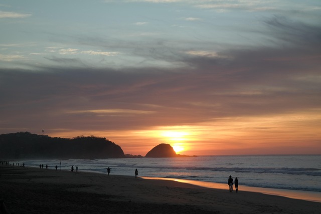 Free Beach Sunrise photo and picture