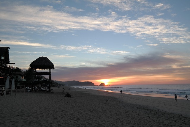 Free Beach Sunrise photo and picture
