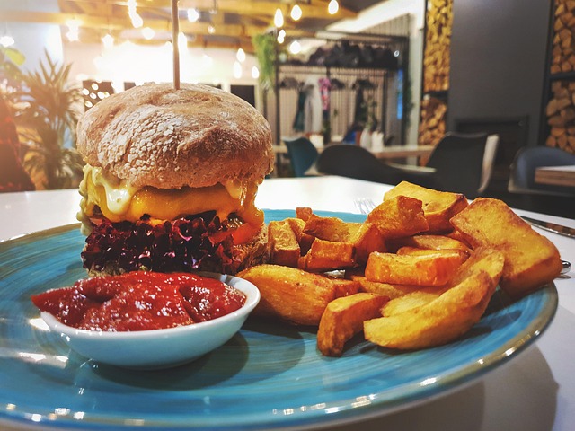 Burger, Pommes Frites, Cheeseburger