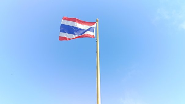 Bandera, Cielo, Tailandia, Tailandés