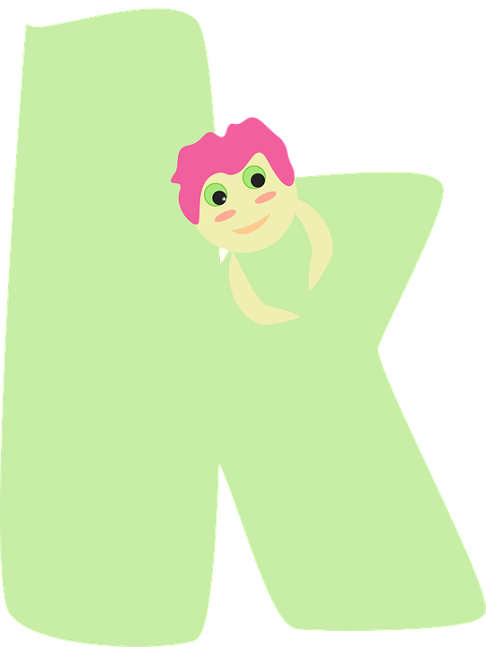 Letter K Kid - Free vector graphic on Pixabay