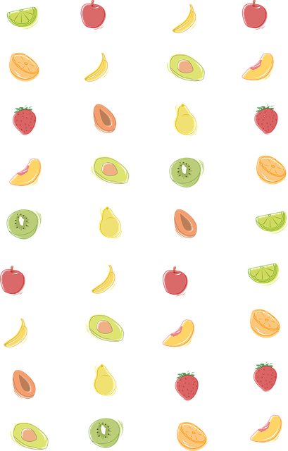 Frukt, Eple, Jordbær, Banan, Kiwi
