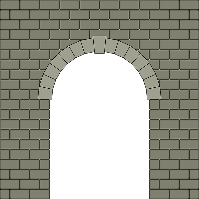 Free gate bow entrance illustration