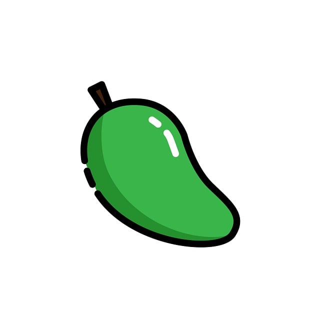 Download free HD stock image of Mango Fruit Free mango fruit icon illustration