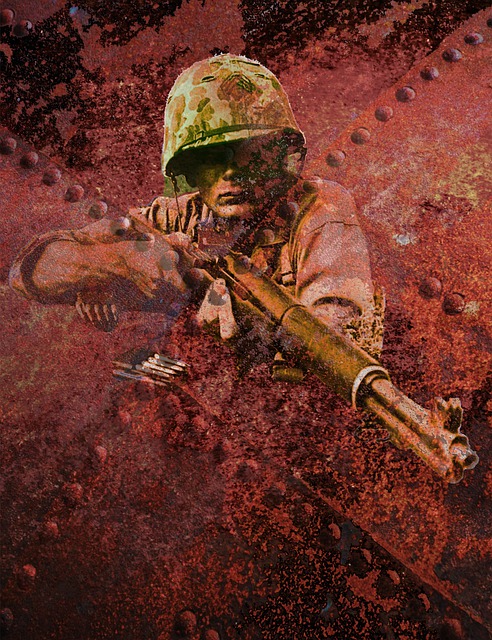 Free soldier weapon photo art illustration