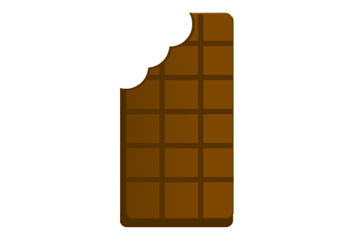 Free Bitten Chocolate illustration and picture