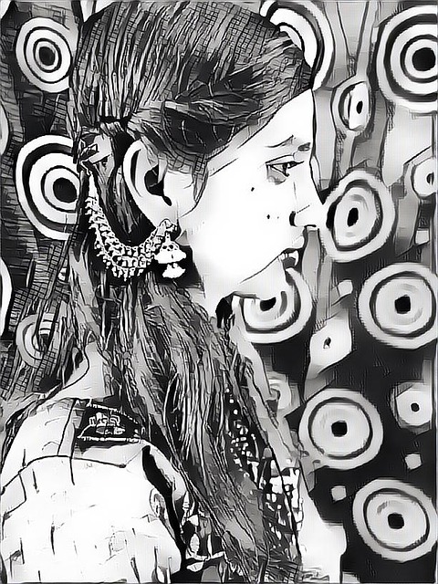 Free Girl Sketch illustration and picture