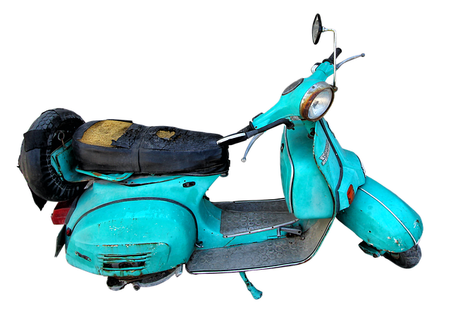 Free old motorcycle decrepit illustration
