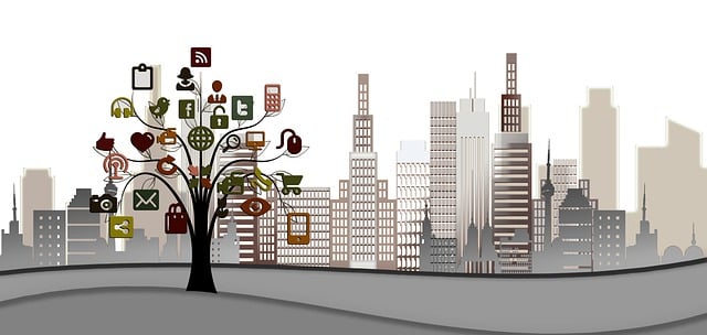 Rascacielos, Naturaleza, Ciudad, Árbol