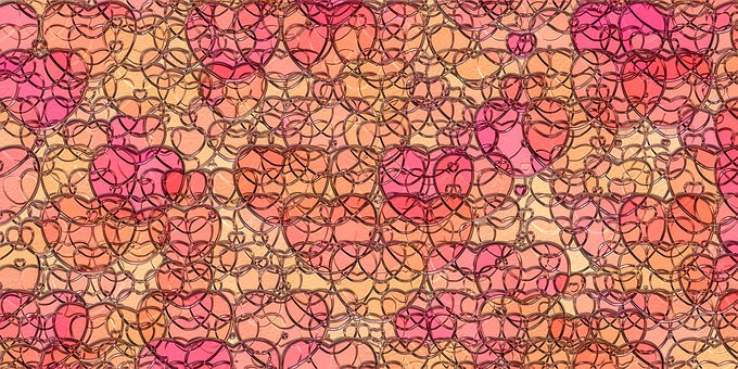 Free Hearts Pattern illustration and picture