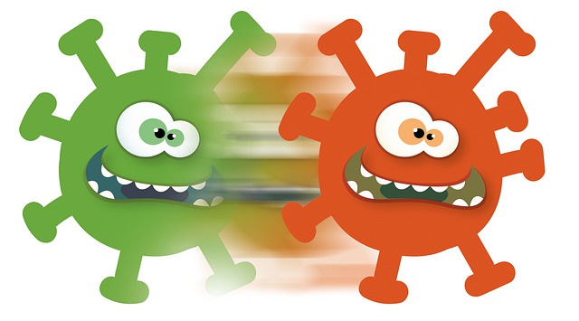 Free virus mutation covid illustration