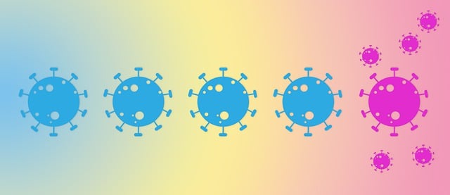 Free virus mutation covid illustration