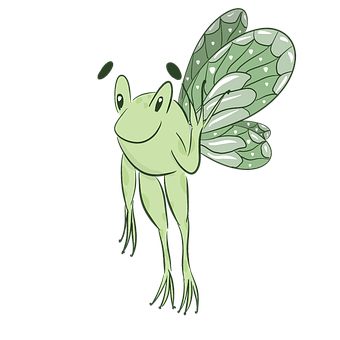 Froschfee, Frosch, Grün, Fantasie