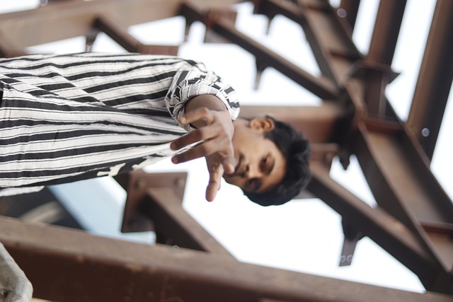 Modell, Boy Model, Posiert, Brücken