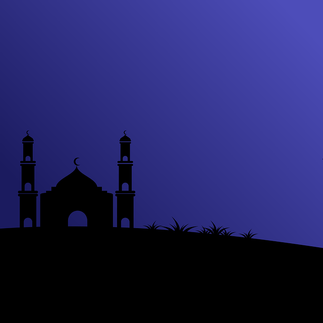 Free mosque building dome illustration