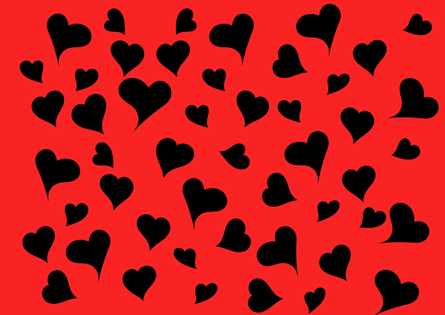 Free valentines day hearts love illustration