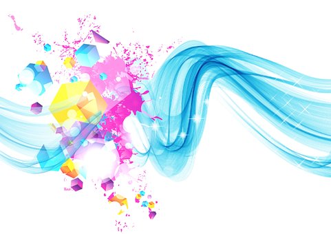 Onda, Colores, Diseño, Azul, Vistoso