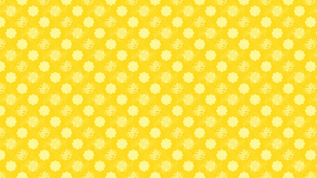 Free floral yellow pattern illustration