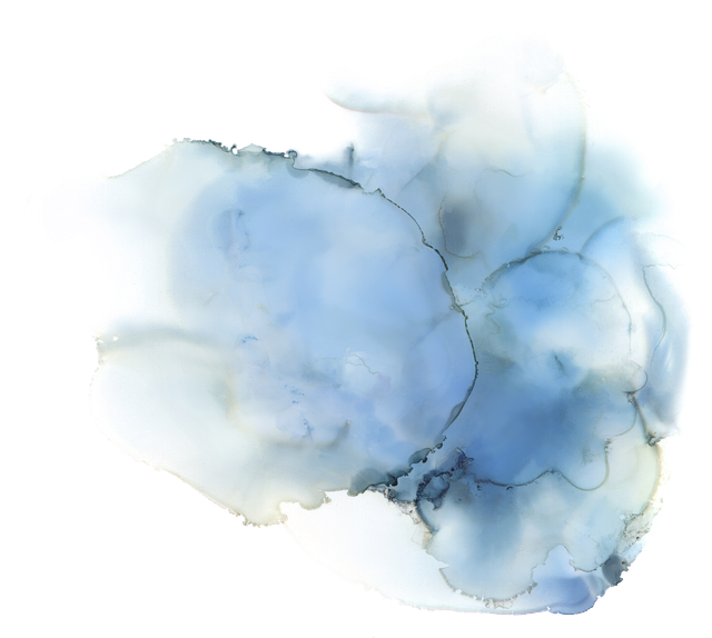 Free blue abstract watercolor illustration