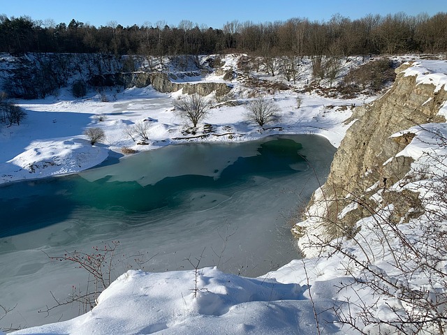 Free Winter Limestone photo and picture