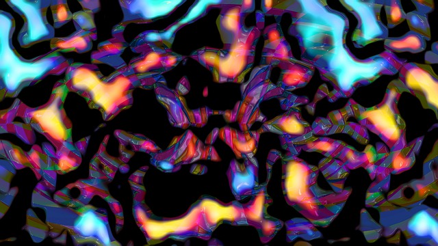 Download free HD stock image of Wave Fractal Free wave fractal vision illustration