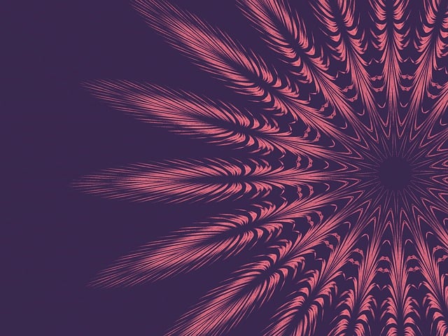 Free kaleidoscope mandala nature illustration