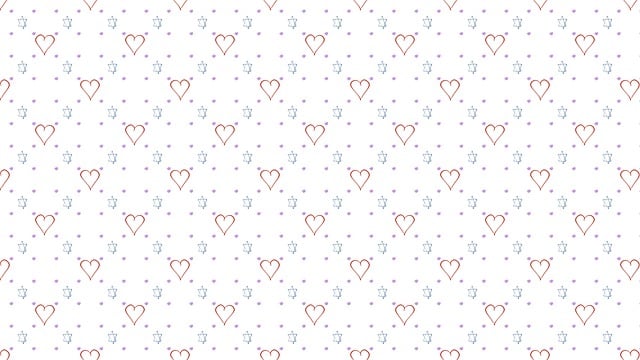 Free stars hearts star of david illustration
