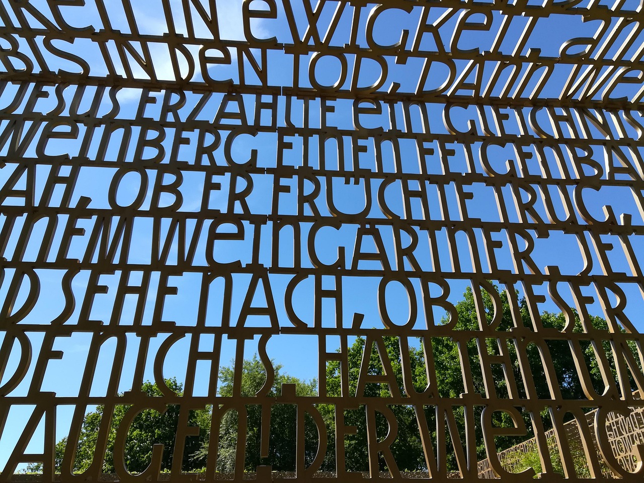 Christian Garden Words Fence - Free photo on Pixabay - Pixabay