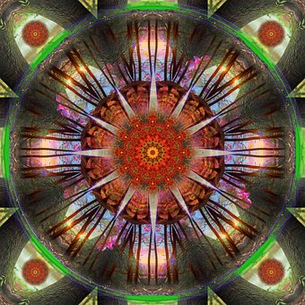 Free Mandala Trees illustration and picture