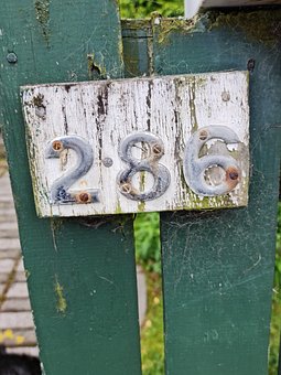 Free Numbers Fence photo and picture