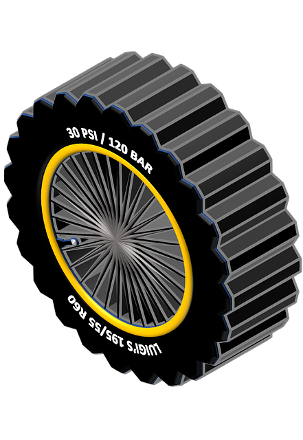 Free tire wheel rubber illustration