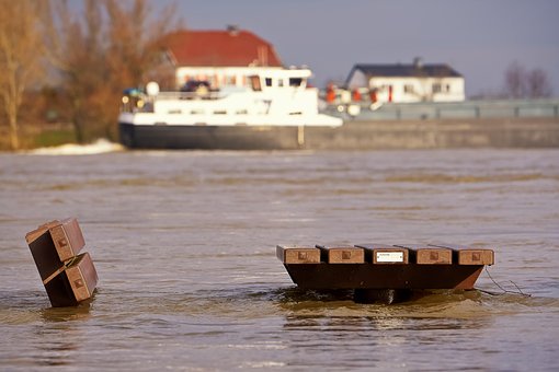 Rivier, Overstroming, Bank, Tafel, Water