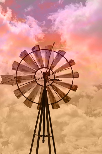 Free Wind Turbine Vintage photo and picture