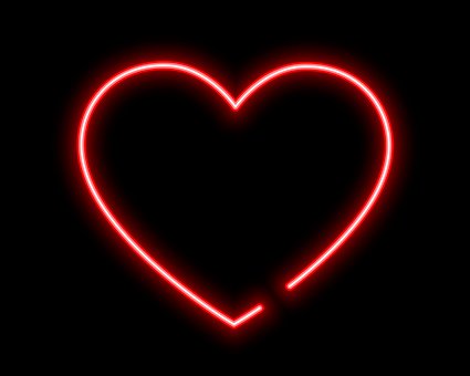 Free Heart Heart Neon vector and picture