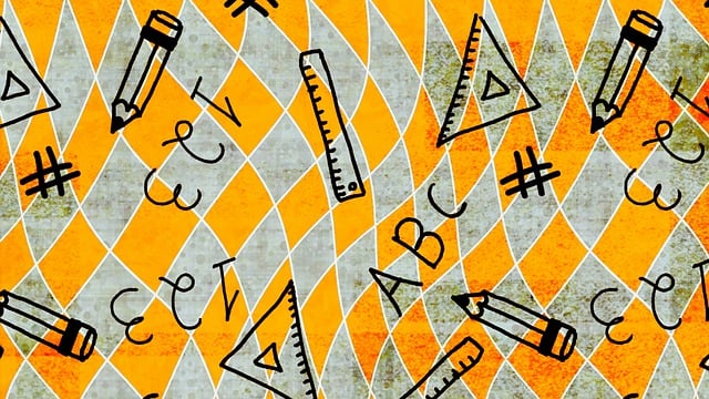 Free education doodle background illustration