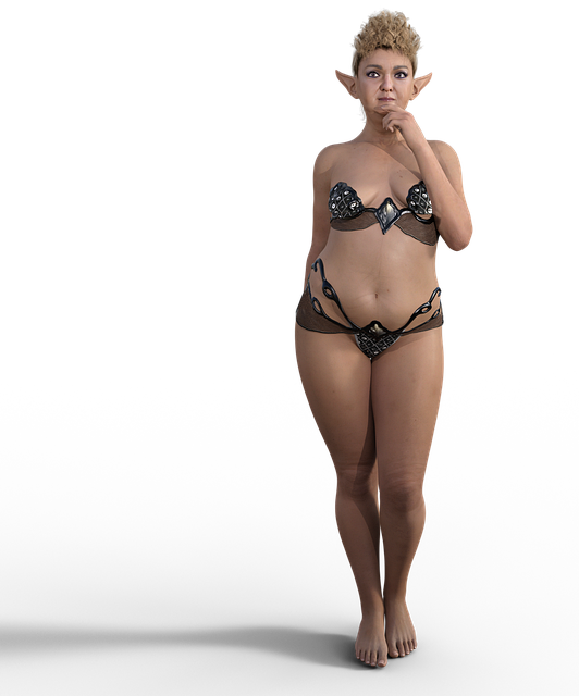 Free elf elder 3d illustration