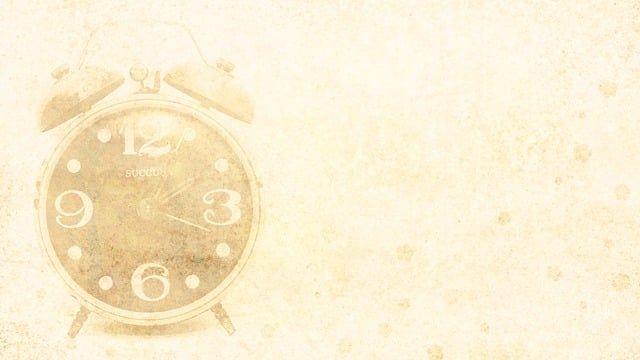 Free time transience clock illustration