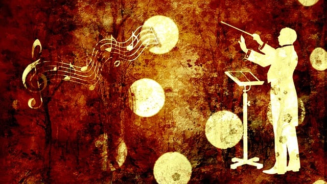 Free conductor maestro standing illustration