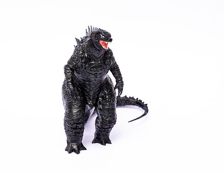 Godzilla, Drage, Figur, Monster, Grønn