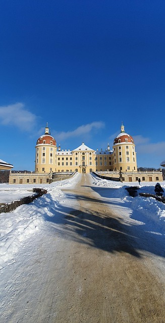 Moritzburg, Winter Winterlichen, Schnee