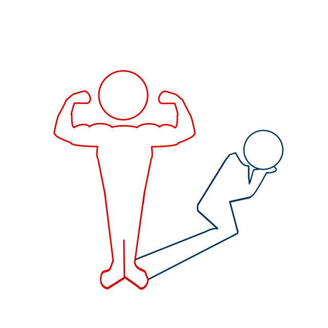 Free self-esteem depression sadness illustration
