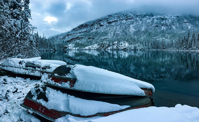 Jaspis-Nationalpark, Kanu, Winter