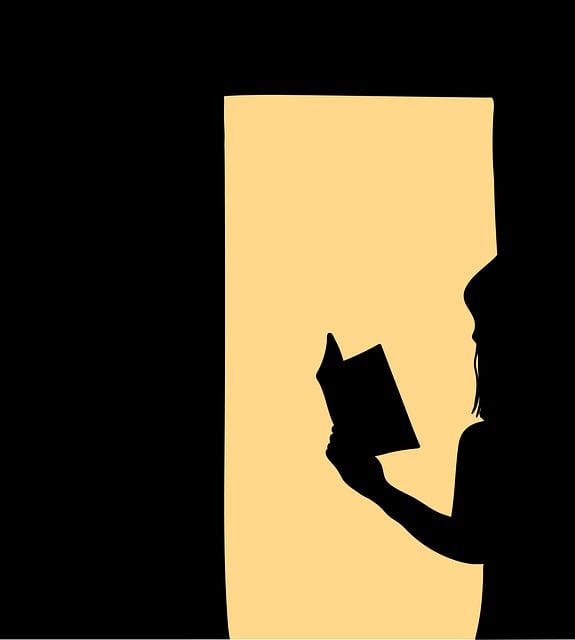 Download free HD stock image of Girl Book Free girl book silhouettes illustration