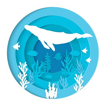 Free Fish Paper Cut illustration and picture