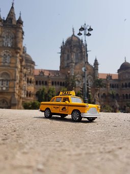 Taxi, Ciudad, Urbano, Transporte
