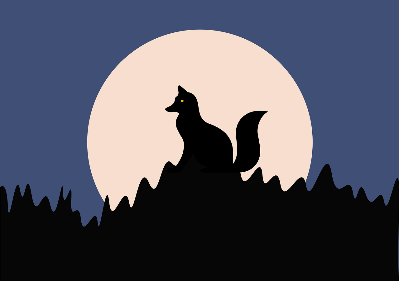 Download free HD stock image of Wolf Full Moon Free wolf full moon night vector