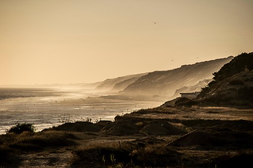 Playa, Acantilados, Costa, Andalucia