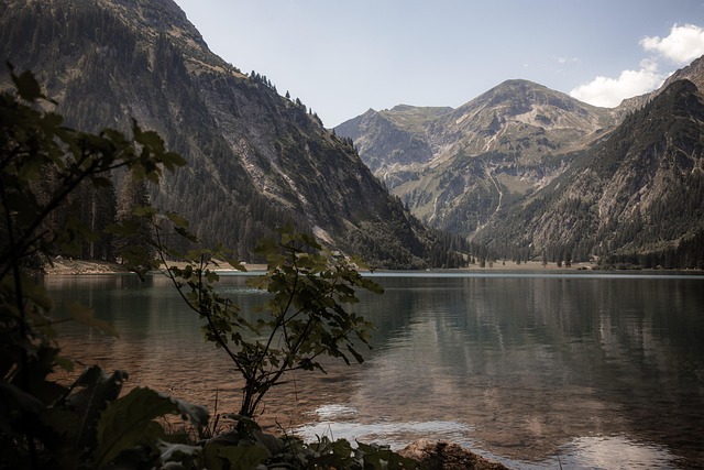 Lago De Montaña, Vilsalpsee, Montañas