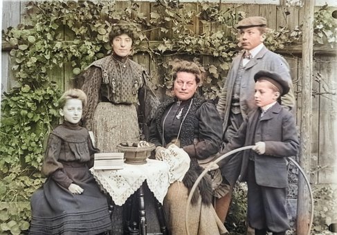 Antik, Århundrede, Fotoalbum, Anno